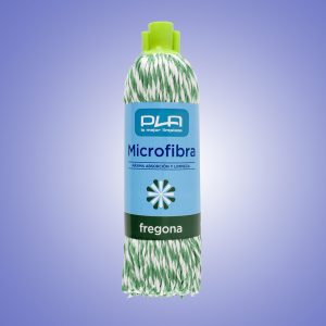 Fregona de hilo micofibra en color verde