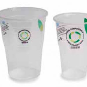 Vaso PLA compostable con Tapa 9oz 270ml