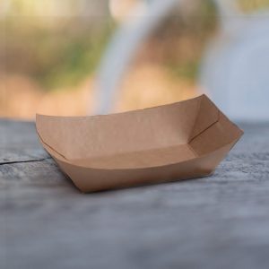 Barqueta de Cartón Kraft de 230x165x40