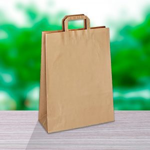 Bolsa de papel kraft de 32x41+12