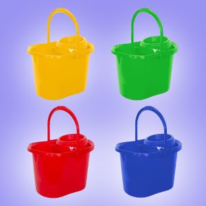 Cubos ovalados de 15 litros varios colores