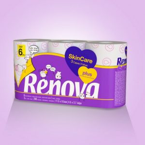Papel Higiénico Renova SkinCare Plus