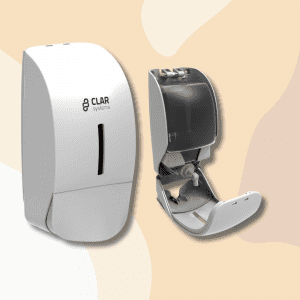 Dosificador de Jabón Líquido Industrial Rellenable 900ml BELA ABS Blanco