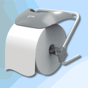 Dispensador de Papel Bobina Industrial AUNIA Ø300 ABS Gris