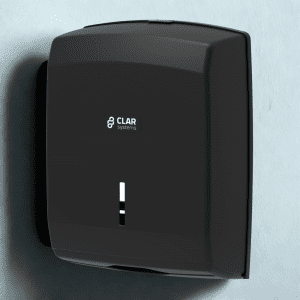 Dispensador de Papel Toalla Industrial 600 Servicios BLACK ABS Soft Touch