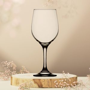 Copa de cristal de 47 cl para hostelería, diseño clásico con pie, pack de 6 unidades