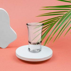 Vaso chupito de vidrio 37,5 cc modelo SENET Viejo Valle para hostelería, pack de 12 unidades