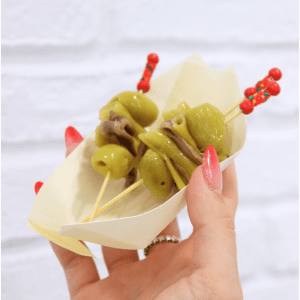 Barco de madera desechable 130x75x35 mm para tapas y finger food